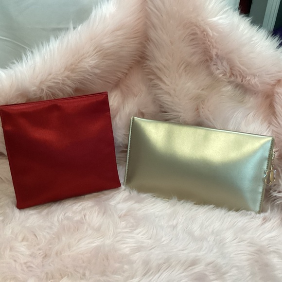 YSL & Jimmy Choo pouches and Jeffrey Star lip gloss 3 piece bracelets & earrings - Picture 10 of 11